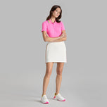 G/FORE Women's Stretch Performance Golf Skort - Chalk White