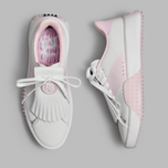 G/Fore Wanita's G.112 Kasut Golf Killie Kulit Perforated - Salji/Blush