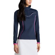 G/FORE Women Stretch Nylon 1/4 Zip Golf Pullover - Takip -silim
