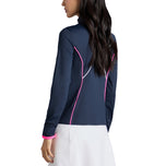G/FORE Women Stretch Nylon 1/4 Zip Golf Pullover - Takip -silim