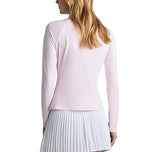 G/FORE WOMEN's Silky Tech Nylon 1/4 Zip Golf Pullover - Blush