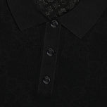 G/FORE Women's Pointelle G Knitted Golf Polo Shirt - Onyx