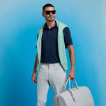 G/Fore Essential Performance Pique Golf Polo Shirt - Twilight