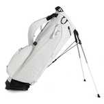 G/Fore embossed Skull & Tees Daytona Stand Golf Bag - Snow