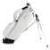G/Fore embossed Skull & Tees Daytona Stand Golf Bag - Snow