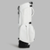 G/Fore embossed Skull & Tees Daytona Stand Golf Bag - Snow