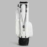G/Fore embossed Skull & Tees Daytona Stand Golf Bag - Snow