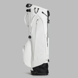 G/Fore embossed Skull & Tees Daytona Stand Golf Bag - Snow