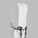 G/Fore embossed Skull & Tees Daytona Stand Golf Bag - Snow