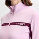 J.Lindeberg Women's Janice Full Zip Golf Mid-Layer - Orchid Bouquet