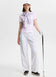 J.Lindeberg 女式 Tour Tech 印花高尔夫 Polo 衫 - 沙坑褪色白色兰花色