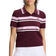 J.Lindeberg 女式 Athena 针织高尔夫 Polo 衫 - 品酒