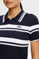 J.Lindeberg 女式 Athena 针织高尔夫 Polo 衫 - JL 海军蓝