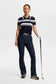 J.Lindeberg 女式 Athena 针织高尔夫 Polo 衫 - JL 海军蓝