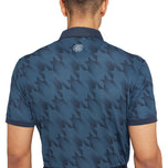 Galvin Green Miles Baju Polo Golf Breathable - Moonlight Blue/Navy