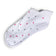 Glenmuir Women's Cotton Rich Cushioned Golf Socks - White/Hot Pink & Light Grey Dots