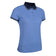 Glenmuir Women's Zara Performance Golf Shirt - Light Blue/ Navy