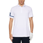 J.Lindeberg Heath Regular Fit Golf Polo Shirt - Puti