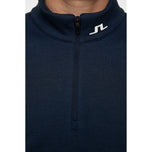 J.Lindeberg Heath Strike Golf Mid-Layer - Navy Melange