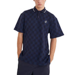 Huffer Suriin ang Par Golf Polo Shirt - Navy