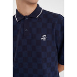 Huffer Suriin ang Par Golf Polo Shirt - Navy