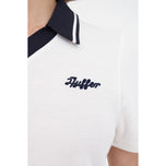 Huffer Women's Birdie Golf Polo Shirt - kapur/tentera laut