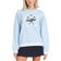 Huffer Women’s Legacy Club Relax Crew Neck Pullover - Ice Blue