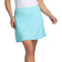 IBKUL Women's Solid A-Line 17.5" Golf Skort - SeaFoam