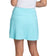 IBKUL Women's Solid A-Line 17.5" Golf Skort - SeaFoam