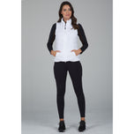 IBKUL Women's Solid Golf Vest - White