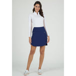 IBKUL Women's Straight 17.5 "Golf Skort - Navy