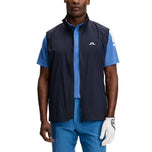 J.Lindeberg Ash Light Packable Golf Vest - JL Navy