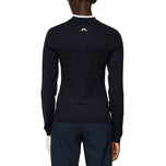J.Lindeberg Women Anna Knitted Zip Golf Sweater - JL Navy