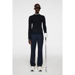 J.Lindeberg Women Anna Knitted Zip Golf Sweater - JL Navy