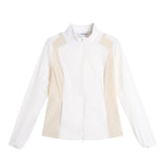 Jaket Golf Boleh Bungkus Zip Brooks Wanita J.Lindeberg - Putih