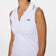 J.Lindeberg Women's Delilah Sleeveless Polo Golf Shirt - Puti