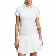 J.Lindeberg Women's Demi Golf Polo Shirt - Puti
