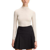 J.Lindeberg Women's Ella Compression Golf Shirt - Moonbeam