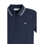 J.Lindeberg Women's Gunilla Golf Polo Shirt - JL Navy
