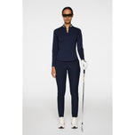 J.Lindeberg Women's Harper Quarter Zip Mid Layer - JL Navy
