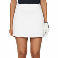 J.Lindeberg Women's Mia Mid Golf Skirt- White