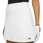 J.Lindeberg Women's Mia Mid Golf Skirt- White