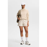 J.Lindeberg Women's Nova Golf Crew Neck - Moonbeam