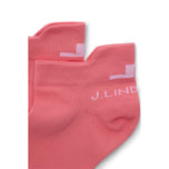 J.Lindeberg 女式 Spin 短高尔夫袜 - Flamingo Plume