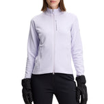 J.Lindeberg Women's Selena Full Zip Golf Mid-Layer -  Purple Heather