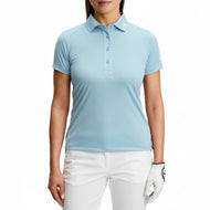 J.Lindeberg Women's Tour Tech Golf Polo Shirt - Forget-Me-Not