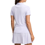 J.Lindeberg Women's Tour Tech Golf Polo Shirt - Purple Heather Melange