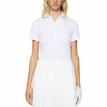 J.Lindeberg Women’s Tour Tech Ltd Golf Shirt - Puti