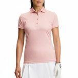 Baju Polo Golf Bercetak Jelajah Wanita J.Lindeberg - Jambatan Stok Rose