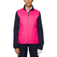 Jaket golf hibrid Holma Quilt J.Lindeberg - Pink Peacock
